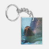 California Sea Lion Schlüsselanhänger (Vorderseite links)