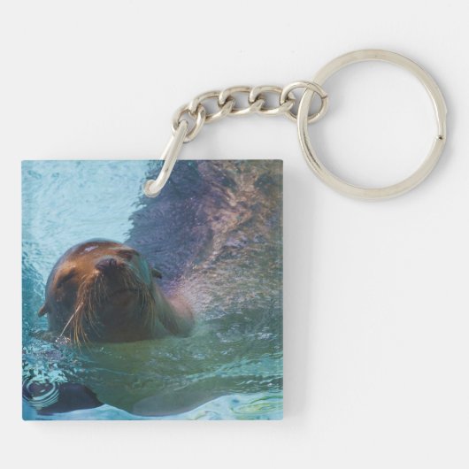 California Sea Lion Schlüsselanhänger (Rückseite)