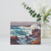 California Sea Scape | Edgar Alwin Payne Postkarte (Stehend Vorderseite)