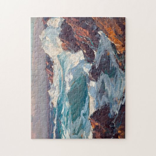 California Sea Scape | Edgar Alwin Payne Puzzle (Vertikal)