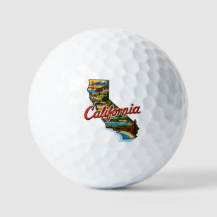 California Sehenswürdigkeiten Karte Beschreibung Golfball