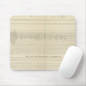 California Seismogramm 15 Mousepad (Mit Mouse)