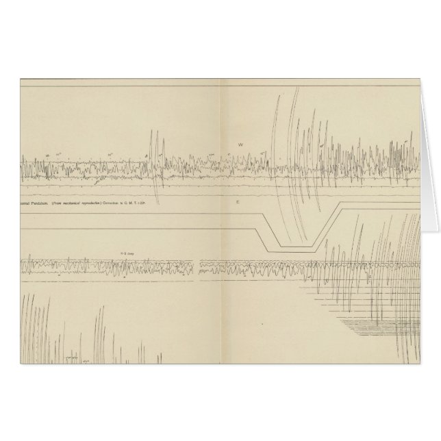 California Seismogramme 11 (Vorderseite (Horizontal))