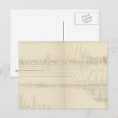 California Seismogramme 11 Postkarte (Vorne/Hinten)
