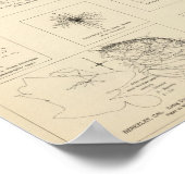 California Seismogramme 3 Poster (Ecke)