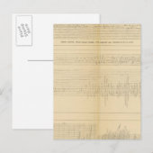 California Seismogramme 9 Postkarte (Vorne/Hinten)