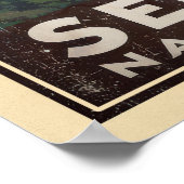 California Sequoia Nationalpark V01 Poster (Ecke)