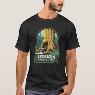 California Sequoia Trees Nationalpark Vintag T-Shirt