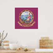 California Siegel Poster (Küche)