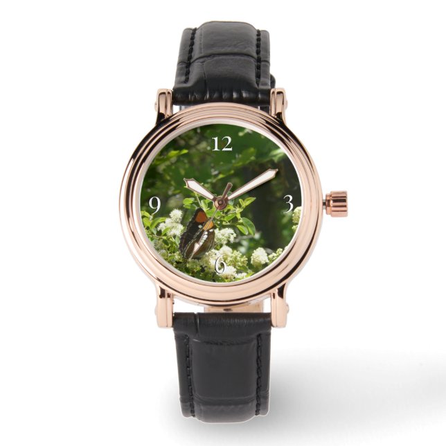 California Sister Butterfly in Yosemite Armbanduhr (Vorderseite)