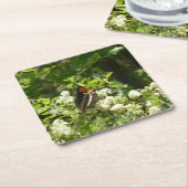 California Sister Butterfly in Yosemite Rechteckiger Pappuntersetzer (angewinkelt)