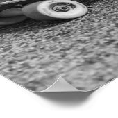 California Skater Girl Poster (Ecke)