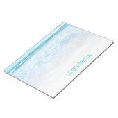 California Sommerozewellen Strand Foto Custom Notizblock (angewinkelt)