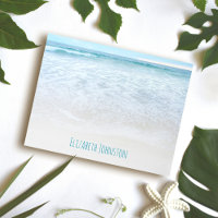 California Sommerozewellen Strand Foto Custom