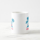 California-Sonnenuntergangsstrand Kaffeetasse (Mittel)