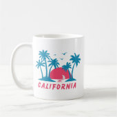 California-Sonnenuntergangsstrand Kaffeetasse (Links)