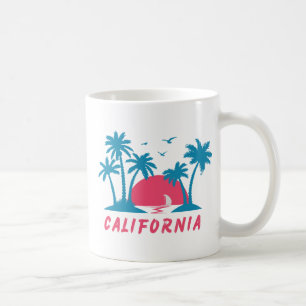 California-Sonnenuntergangsstrand Kaffeetasse
