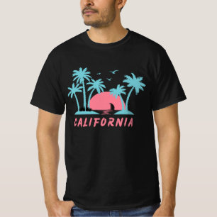 California-Sonnenuntergangsstrand T-Shirt