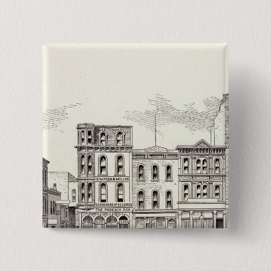 California South Side Webb und Kearny Button (Vorderseite)