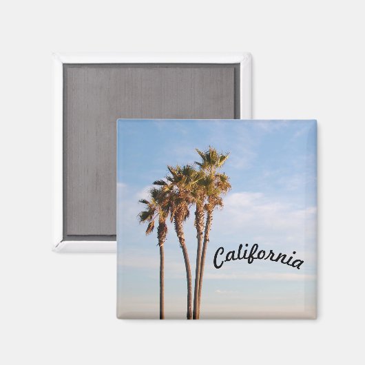 California Souvenir Magnet (Vorderseite/Rückseite)