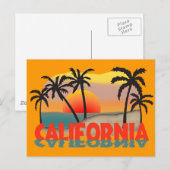 California Souvenir Postkarte (Vorne/Hinten)