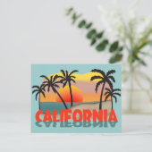 California Souvenir Postkarte (Stehend Vorderseite)