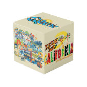 California Souvenir Würfel (Vorderseite Schrägansicht)