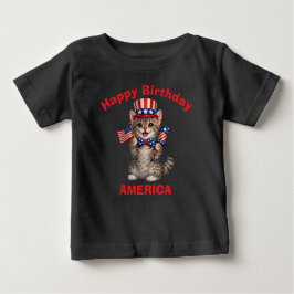 California Spangled (1k) Patriotisches Kinder-T-Sh Baby T-shirt