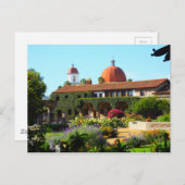 California Spanische Mission Church Postkarte (Vorne/Hinten)