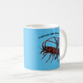 California Spiny Lobster Diving SCUBA Diver URM Kaffeetasse (VorderseiteRechts)