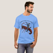 California Spiny Lobster Diving SCUBA Diver URM T-Shirt (Vorne ganz)