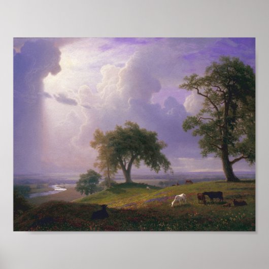 California Spring | Albert Bierstadt Poster (Vorne)