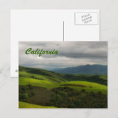 California Spring Panorama Postkarte (Vorne/Hinten)