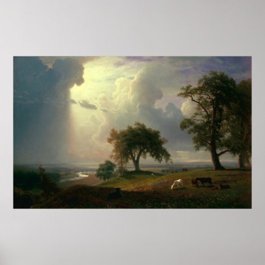 California Spring von Albert Bierstadt Poster (Vorne)