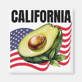 California Square Magnet (Vorne)