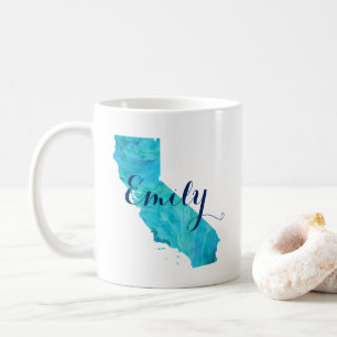 California Staat Aqua Blue Aqua Kaffeetasse