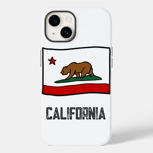 California Staat Bear Case-Mate iPhone Hülle (Rückseite)