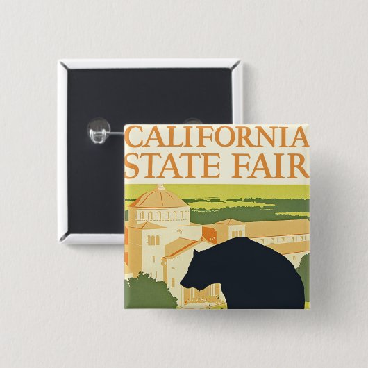 California Staat Fair Button (Vorne & Hinten)