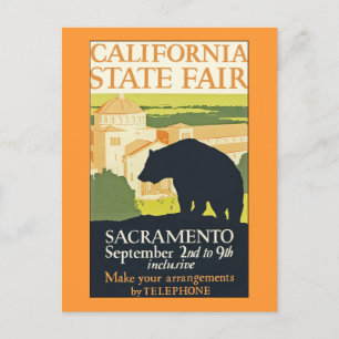 California Staat Fair Postkarte