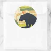 California Staat Fair Runder Aufkleber (Tasche)