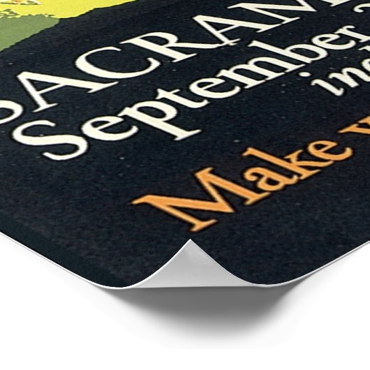 California Staat Fair Sacramento Poster (Ecke)