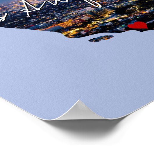 California Staat Foto Poster (Ecke)