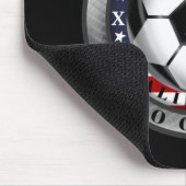 California Staat Generation X American Soccer Mousepad (Ecke)