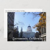 California Staat Hauptstadt Gebäude Postkarte (Vorne/Hinten)