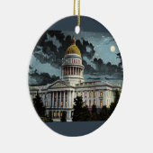 California Staat Hauptstadt Moonlight Keramikornament (Rechts)