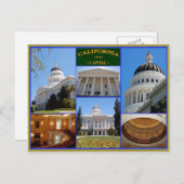 California Staat Hauptstadt Postkarte (Vorne/Hinten)