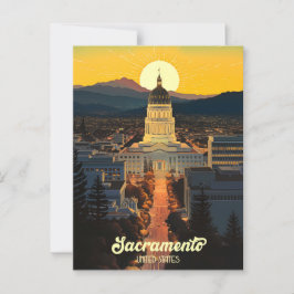 California Staat Hauptstadt Sacramento Postkarte