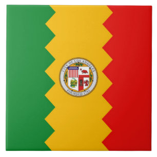 California Staat, Los Angeles Flag Tile Fliese
