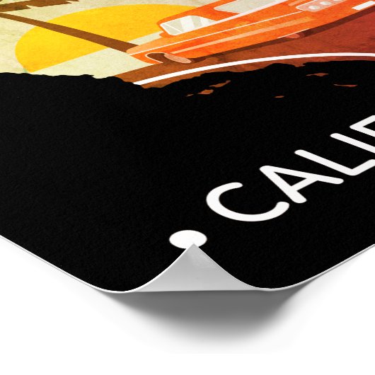 California Staat Poster (Ecke)