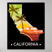 California Staat Poster (Vorne)
